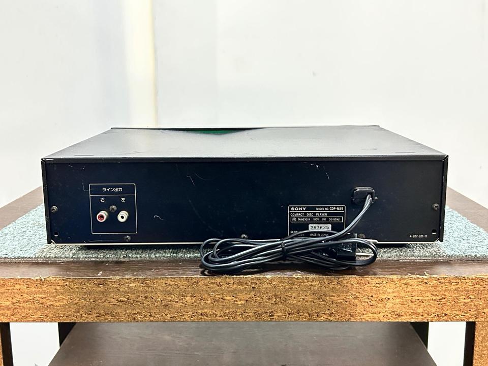 ★SONY CDP-M59 CDプレーヤー。￥24,800動作良好　キズ多い。 CDP-M59 SONY - HiFi-Do McIntosh/JBL/audio-technica/Jeff Rowland