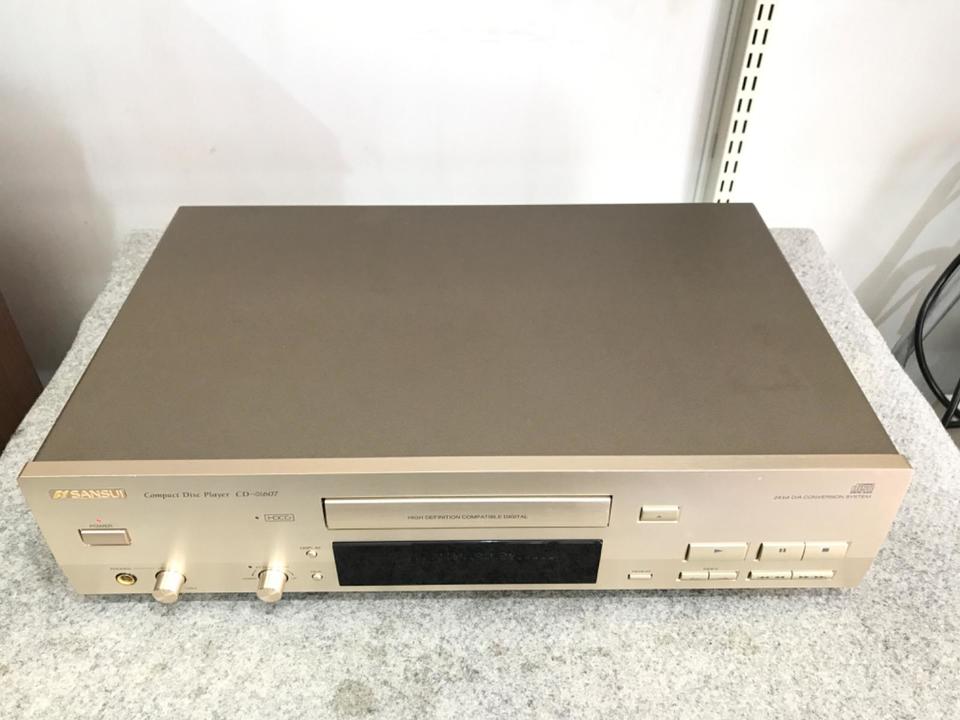 【通電確認済】SANSUI CD-α607CDプレーヤー レトロオーディオ現状品 CD-α607 SANSUI - 中古オーディオ 高価買取・販売 ハイファイ堂