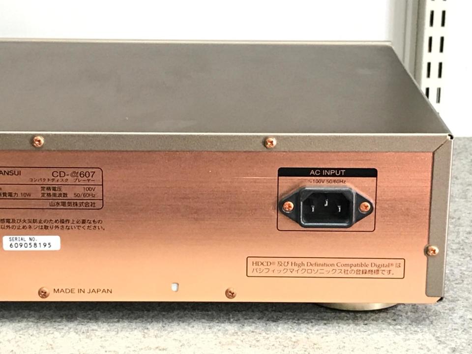 SANSUI CD-α607 CDプレイヤー SANSUI CD-α607の仕様 サンスイ