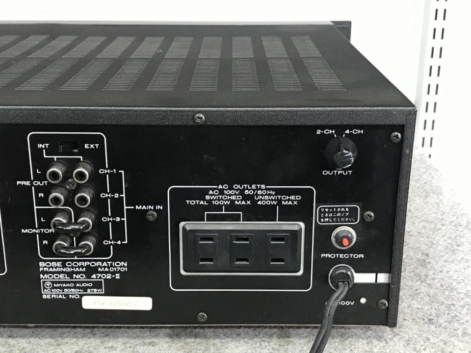 BOSE アンプ 4702ii Bose 4702 II integrated amplifier test - YouTube