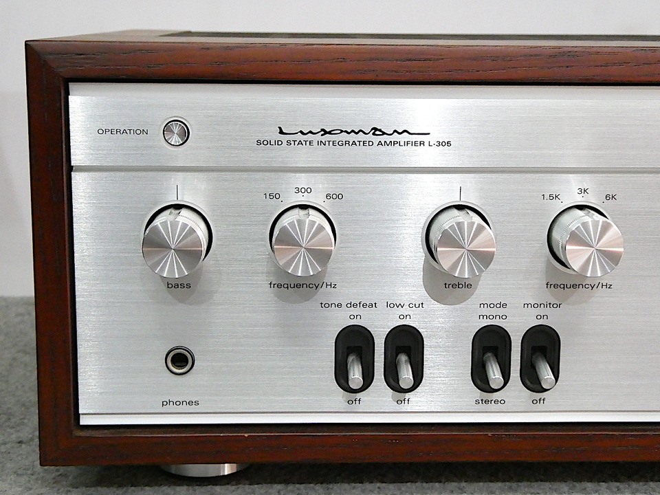 ★希少美品・完動品　LUXMAN L-305 ブランド：LUXMAN L-305｜製品情報｜ラックスマン株式会社 - LUXMAN