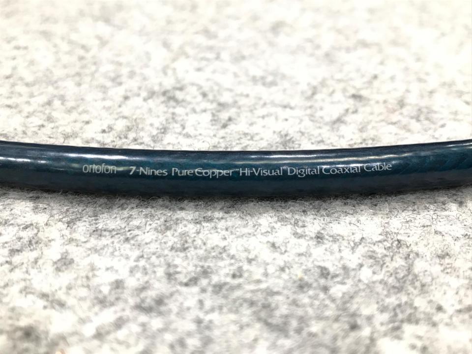 ortofon 7-Nines Pure Copper Hi-Visual Digital Coaxial Cable 同軸