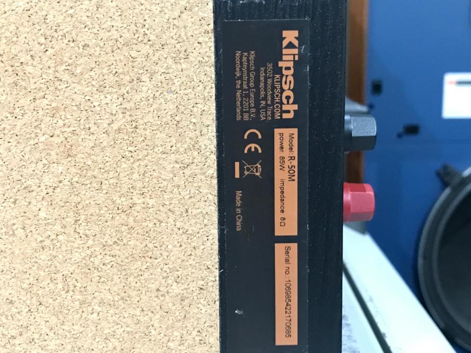 【美品】Klipsch Reference R-50M クリプシュ現行機 元箱付 R-50M (ペア) | ブックシェルフ スピーカー 1x 5.25
