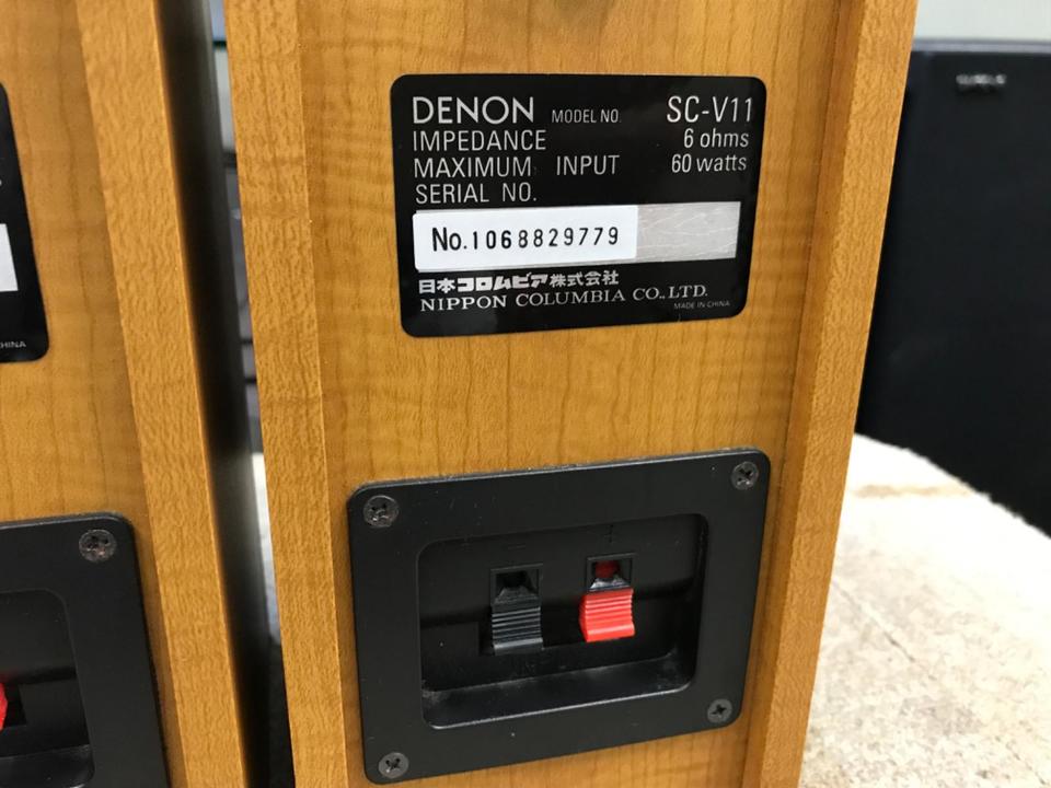 スピーカー・ウーファー DENON DSW-11 SC-V11 SC-V11C DENON DSW-11 SC-V11 SC-V11C スピーカー サブウーファー セット