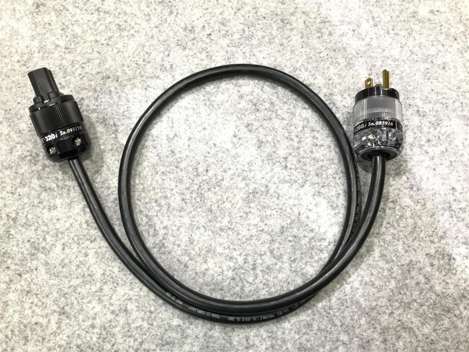 プロケーブル (WATTEGATE) シールド電源ケーブル 透明プラグ 2m