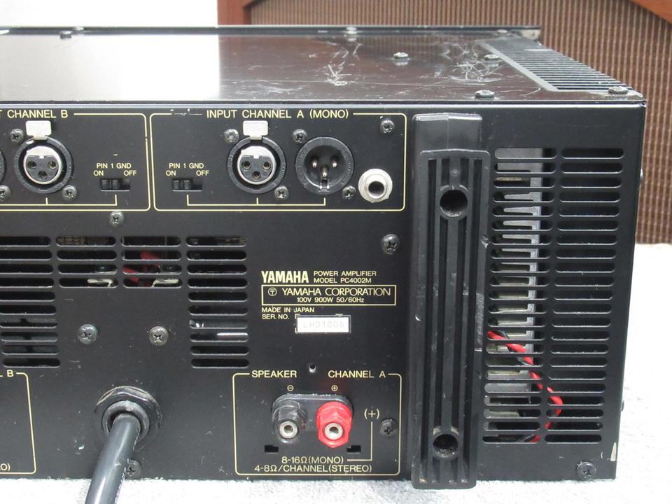希少品 通電 音出し 確認済み ヤマハ 業務用 パワーアンプ PC4002M 希少品 通電 音出し 確認済み ヤマハ 業務用 パワーアンプ