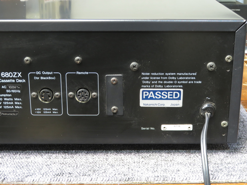 680ZX Nakamichi - 中古オーディオ 高価買取・販売 ハイファイ堂