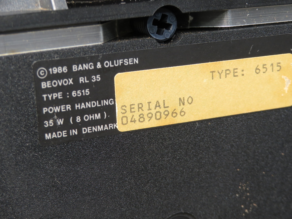 Beovox RL35 B&O - 中古オーディオ 高価買取・販売 ハイファイ堂