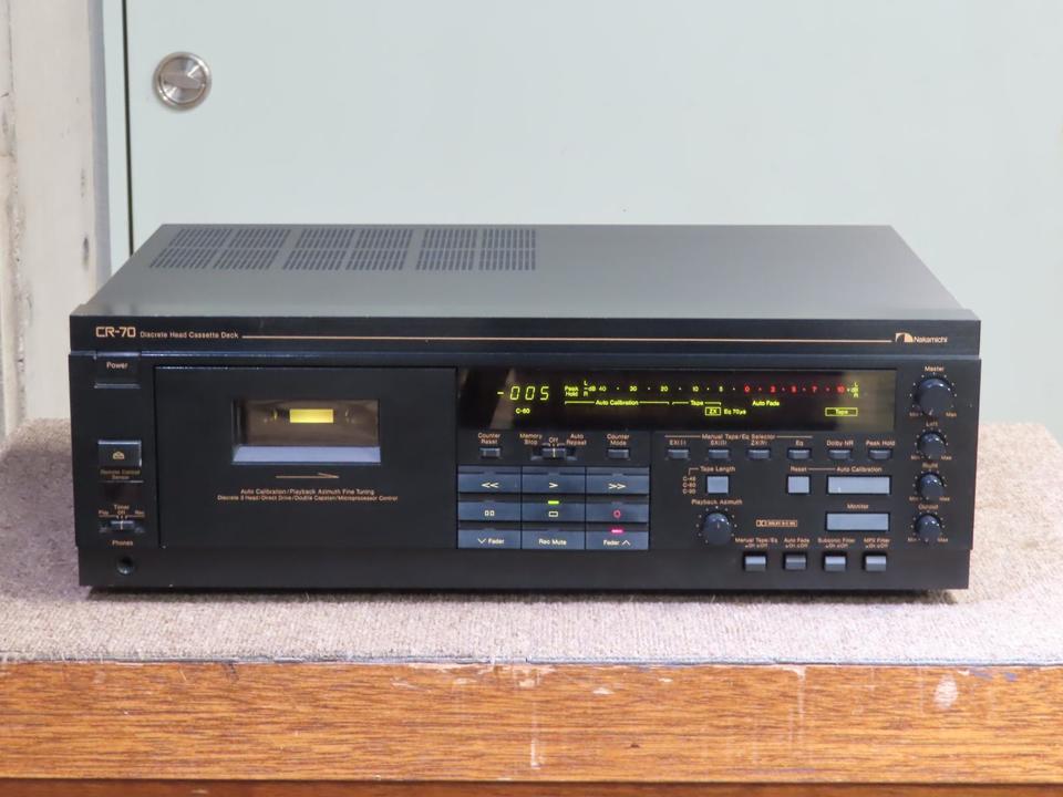 Nakamichi CR-70 CASSETTE DECK【箱あり緩衝材無し】 2026年最新】nakamichi cr-70の人気アイテム - メルカリ