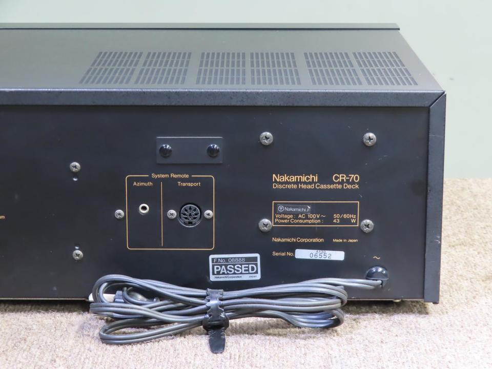 CR-70 Nakamichi - HiFi-Do McIntosh/JBL/audio-technica/Jeff Rowland