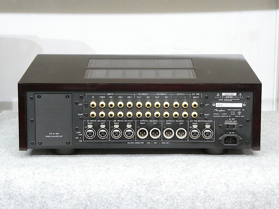 アキュフェーズ Accuphase コントロールアンプC-11 Accuphase C-11の仕様 アキュフェーズ