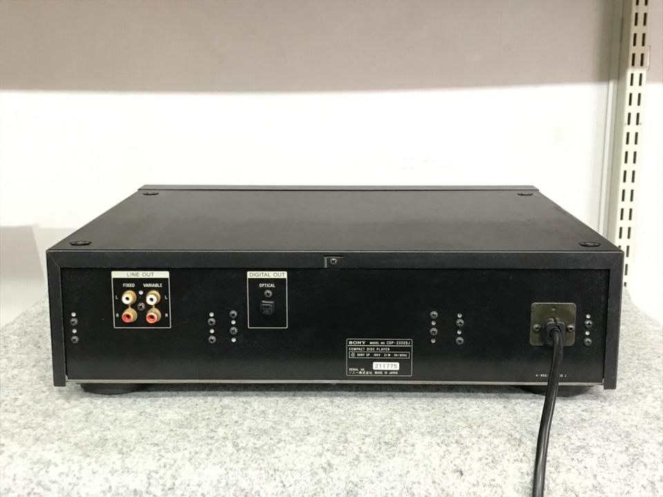 商品名： 【音出し確認済】SONY CDP-333ESJ ＆ MDS-302 わたしの思い出家電】ソニー「CDプレーヤー CDP-333ESJ」 - 家電