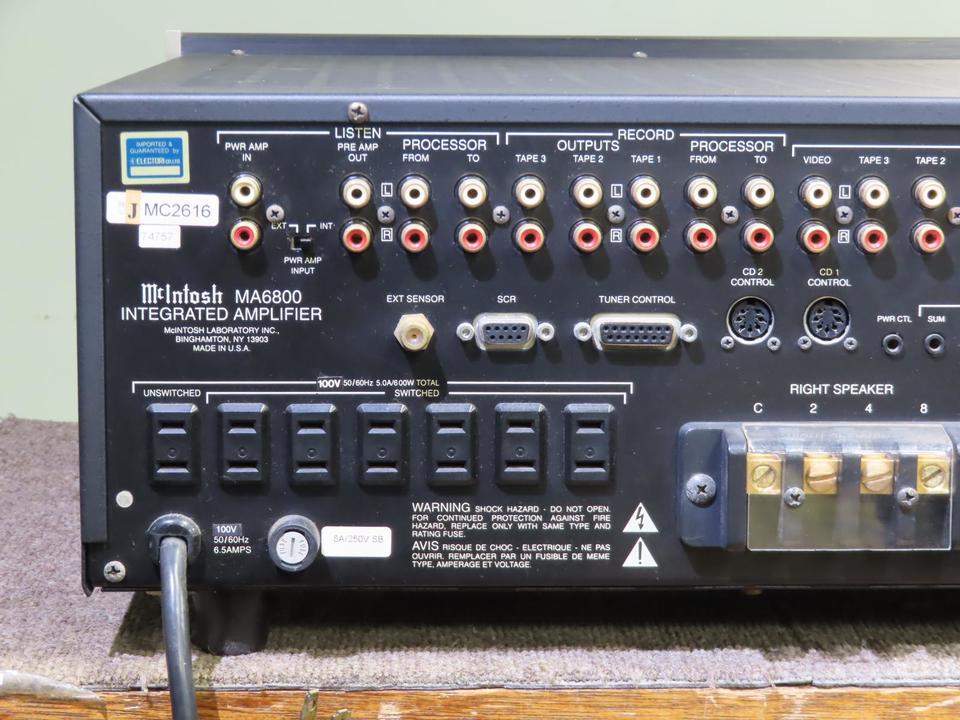 MA6800 McIntosh - 中古オーディオ 高価買取・販売 ハイファイ堂