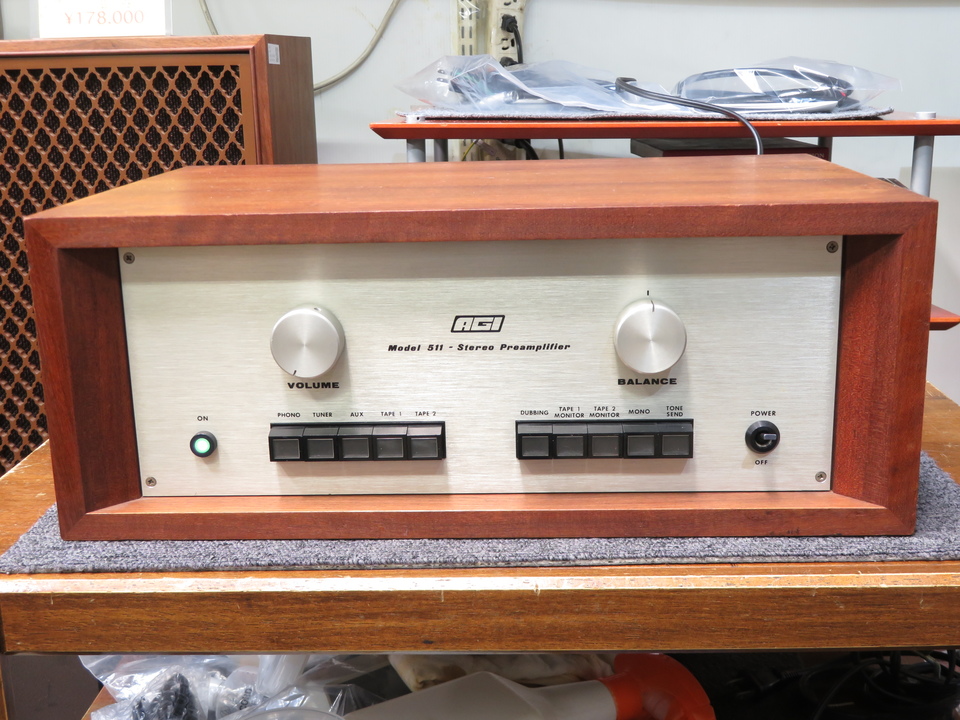 B◇通電OK◇AGI エージーアイ Model 511 Stereo Preamplifier