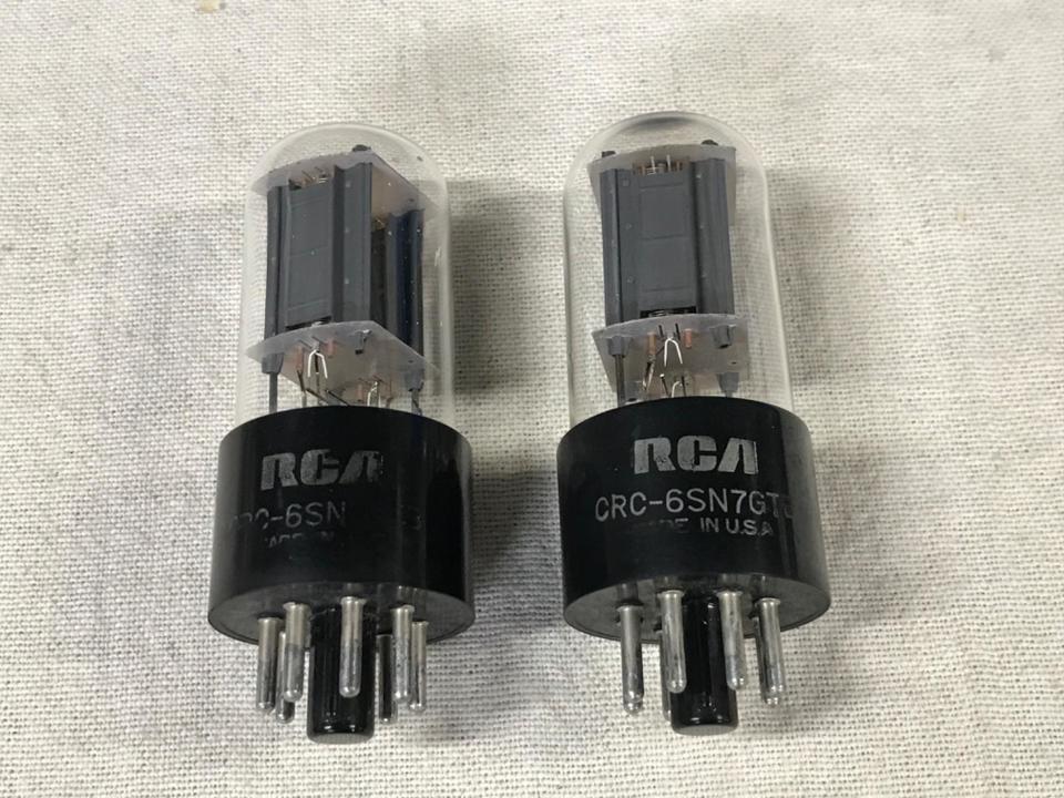 真空管　6SN7 GTB RCA 2本ペア ♪♪RCA 6SN7GTB ペア #79、RCA真空管♪♪