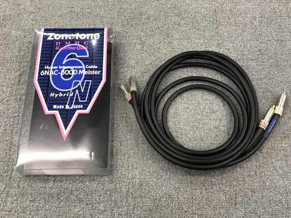 6NAC-3000 Zonotone Meister　RCAケーブル② -DJ機材アナログレコード 2000α Zonotone/RCAケーブル/6NAC-Granster ケーブル・シールド