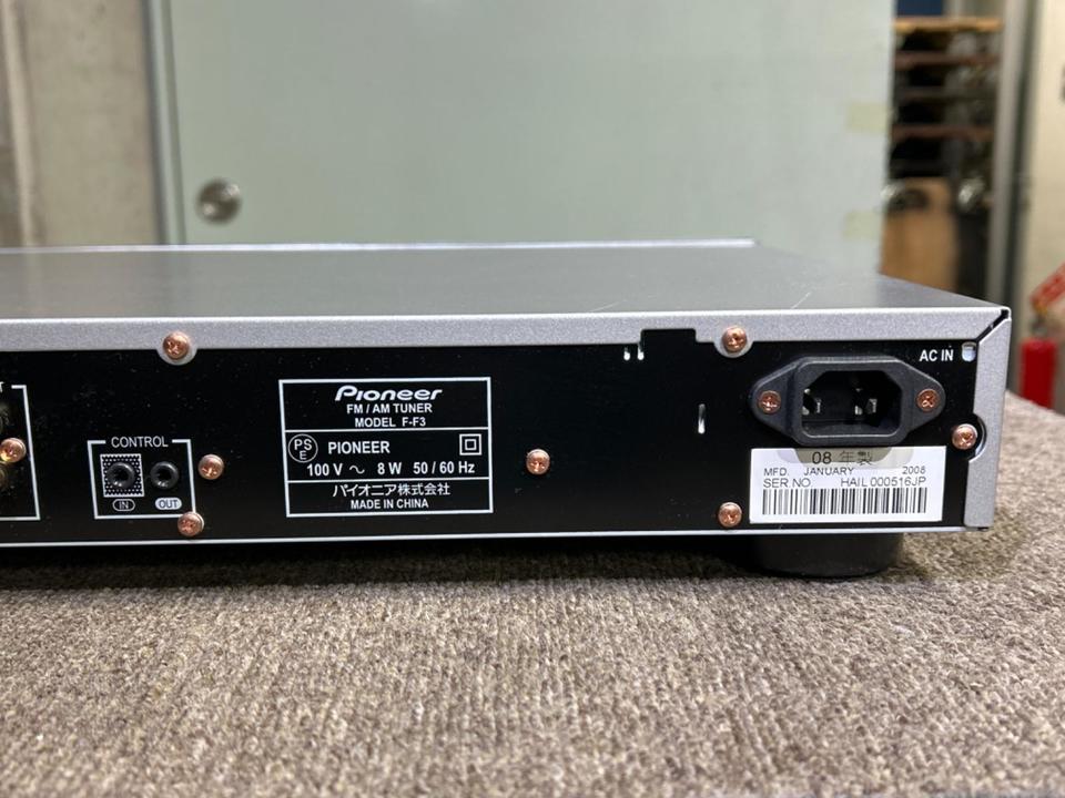 Pioneer F-F3MK2 FM/AMチューナー 高級機種 リモコン付き Amazon.co.jp: Pioneer FM/AM Tuner F-F3MK2 : Electronics