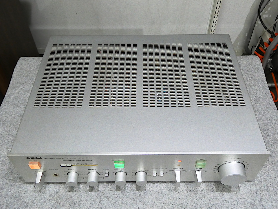 YAMAHA ステレオアンプ A-6 劣化部品交換及び整備済み 完全動作品 YAMAHA ステレオアンプ A-6 劣化部品交換及び整備済み 完全動作