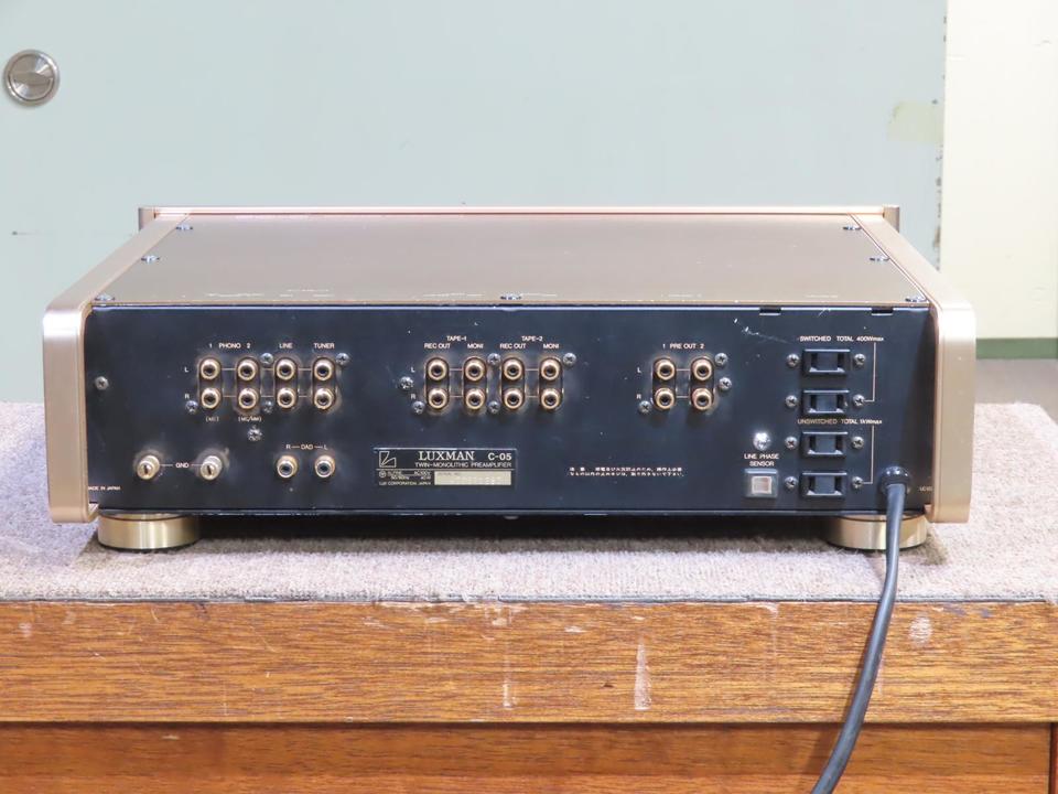 LUXMAN C-05 コントロールアンプ 1983年製 美品 LUXMAN C-05