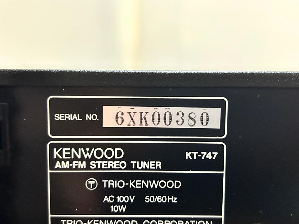 KT-747 KENWOOD - 中古オーディオ 高価買取・販売 ハイファイ堂