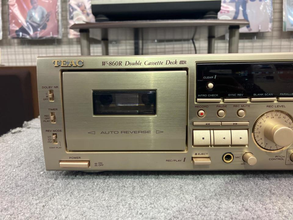 レトロ　TEAC W-860R ダブルカセットデッキ オーディオ　平成　90s Amazon.co.jp: TEAC カセットデッキ ブラック W-860R-B : 家電＆カメラ