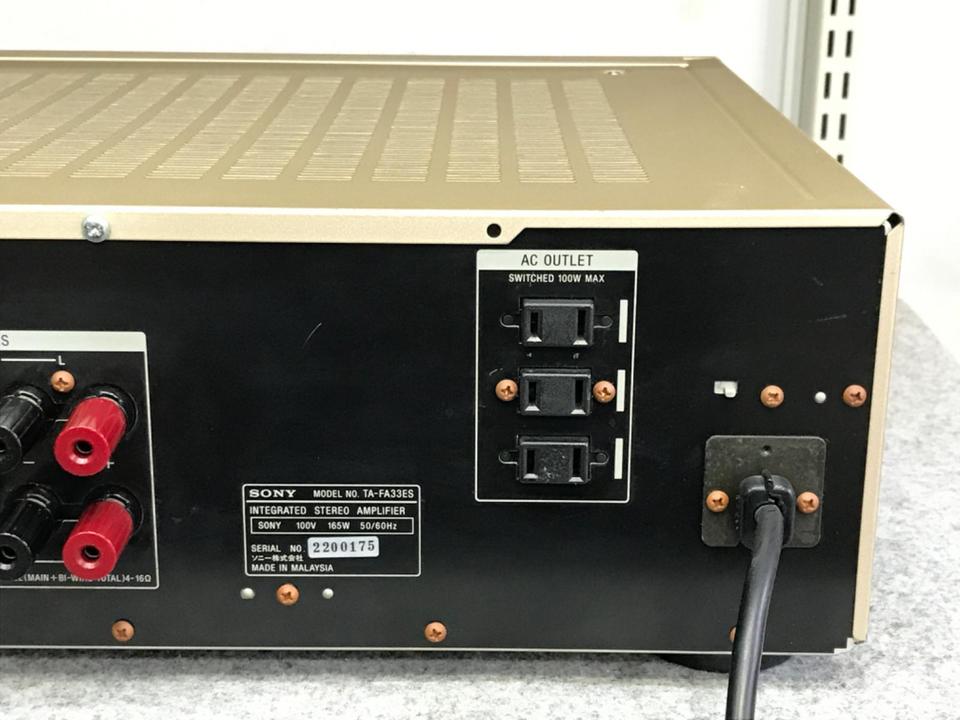 マサキヨ　SONY TA-FA33ES 動作良好です! 2025年最新】ta-fa33es sonyの人気アイテム - メルカリ