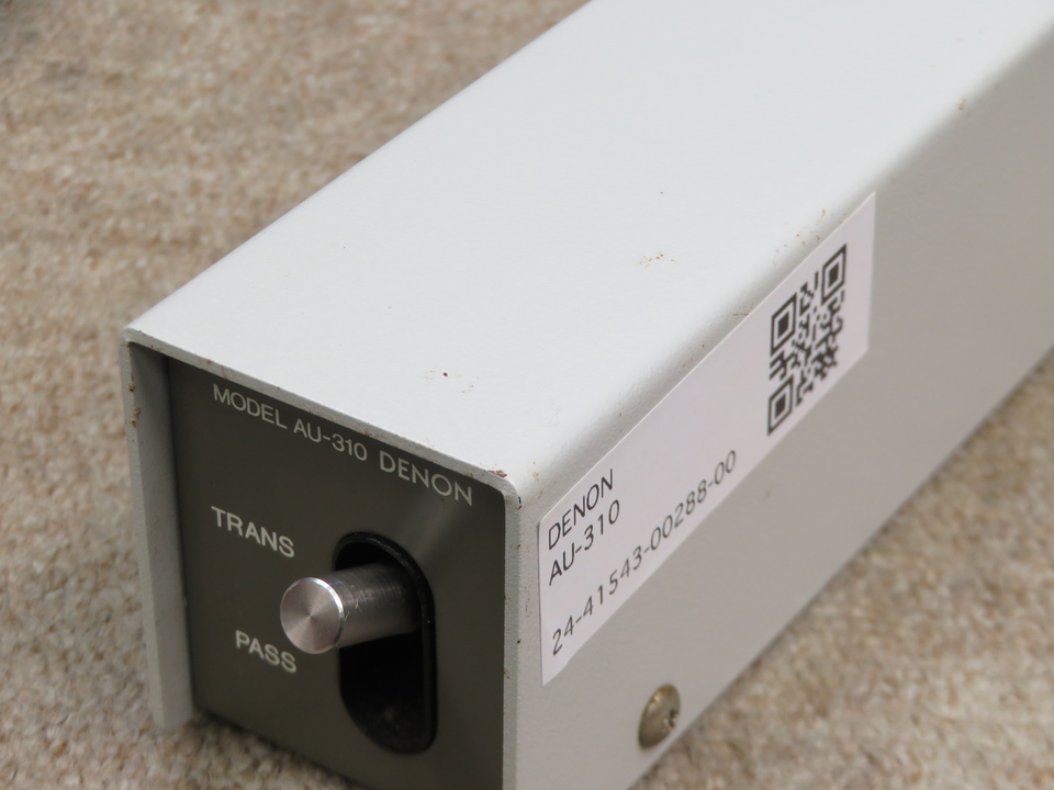 DENON 昇圧トランス　ＡＵ310 パス回路も備えたデノンのMC型カートリッジ用昇圧トランス DENON