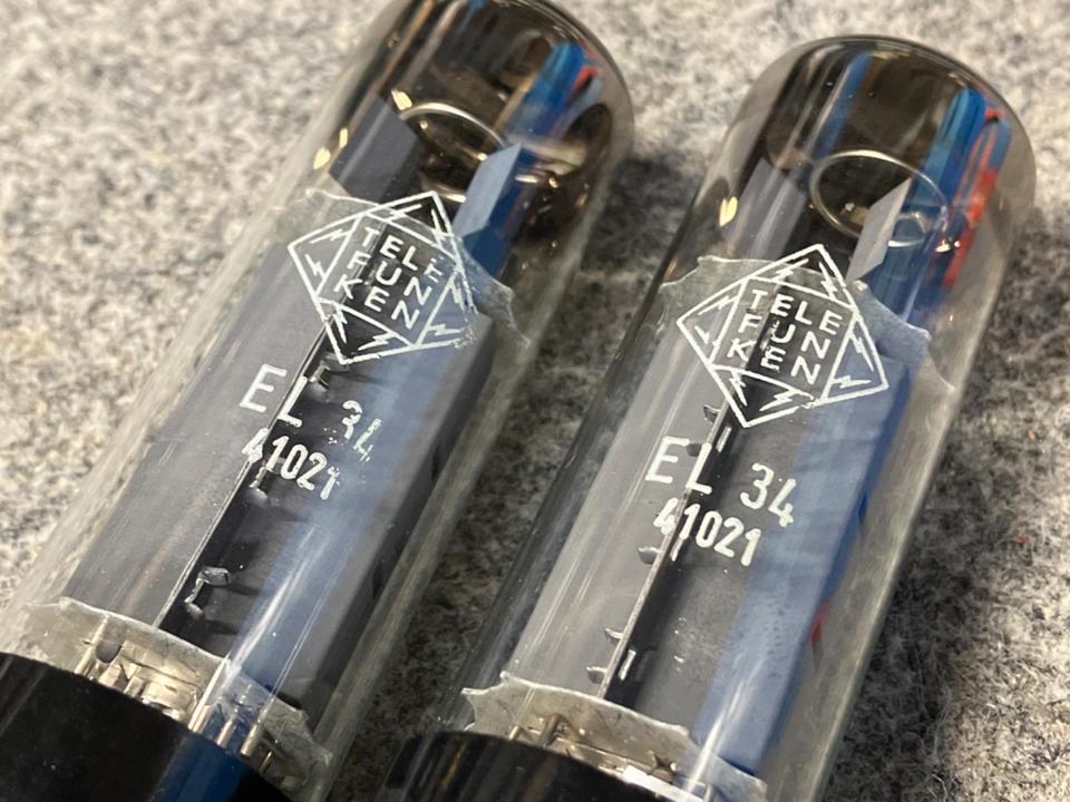□TELEFUNKEN テレフンケン EL34/6CA7 真空管 未使用4本セットその3