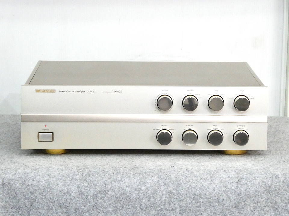 C-2105 VINTAGE SANSUI - 中古オーディオ 高価買取・販売 ハイファイ堂