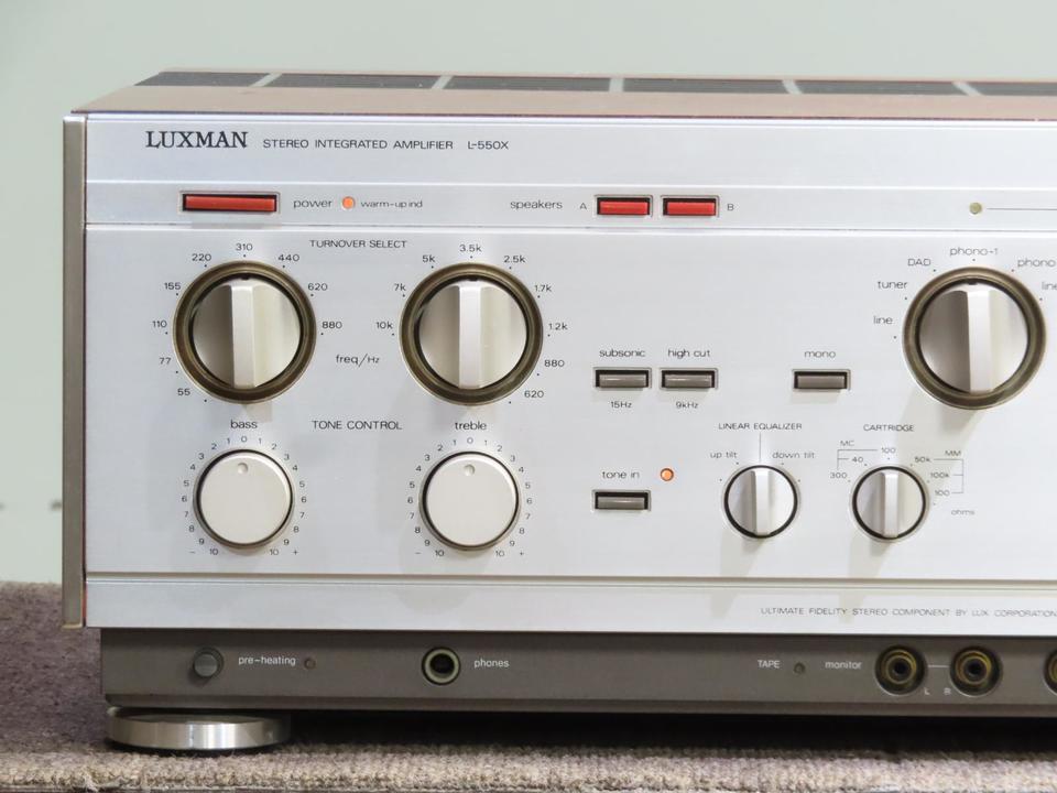 LUXMAN L-550X A級ステレオプリメインアンプ LUXMAN L-550X A級ステレオプリメインアンプ Luxman L-550X の詳細情報