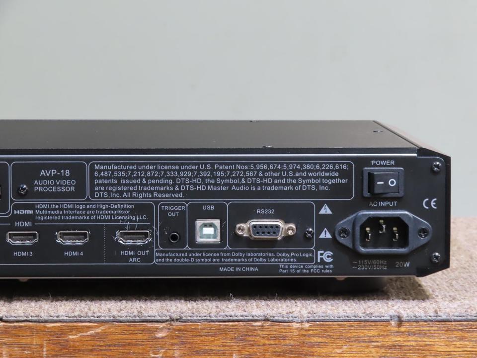 【ジャンク 】【動作確認済】 NuForce AVP-18 ハイエンド オールデジタルプリアンプ※電源、HDMIでの動作のみ確認済み