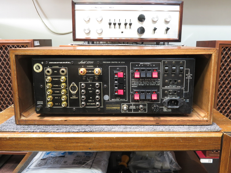 通電確認のみ marantz マランツ Model 3300 Marantz/Model 3300～木箱付、現状品
