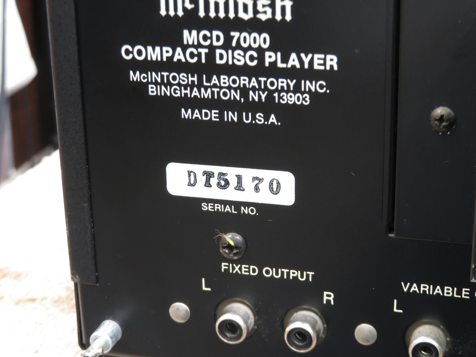 MCD7000 McIntosh - 中古オーディオ 高価買取・販売 ハイファイ堂