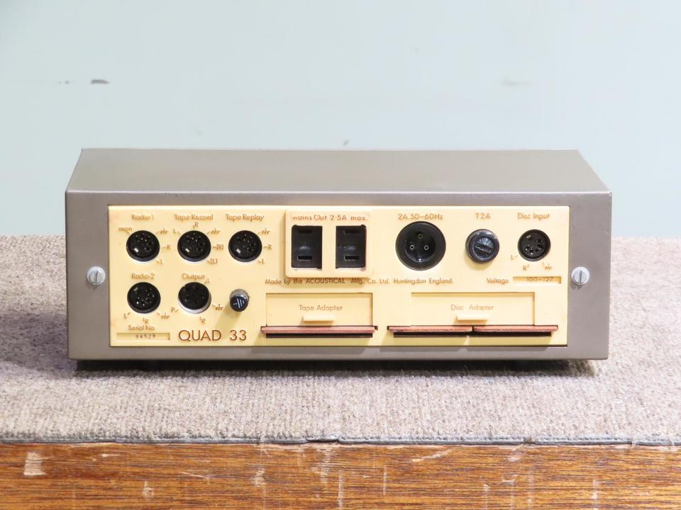 QUAD 33 クォード　コントロールアンプ QUAD 33 クオード コントロールアンプ