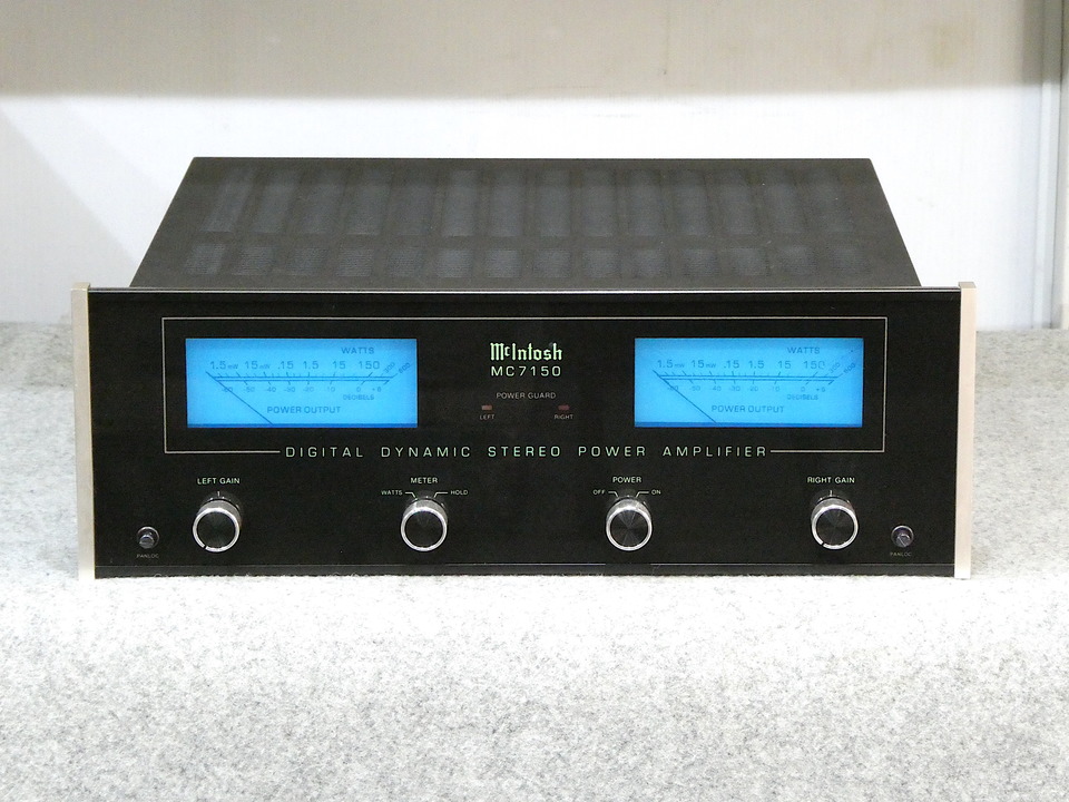 McIntosh MC7150 中古パワーアンプ　綺麗な方かと　ランプ交換済み品 MC7150 McIntoshの買取価格 : 120,000円 中古オーディオ 高価買取