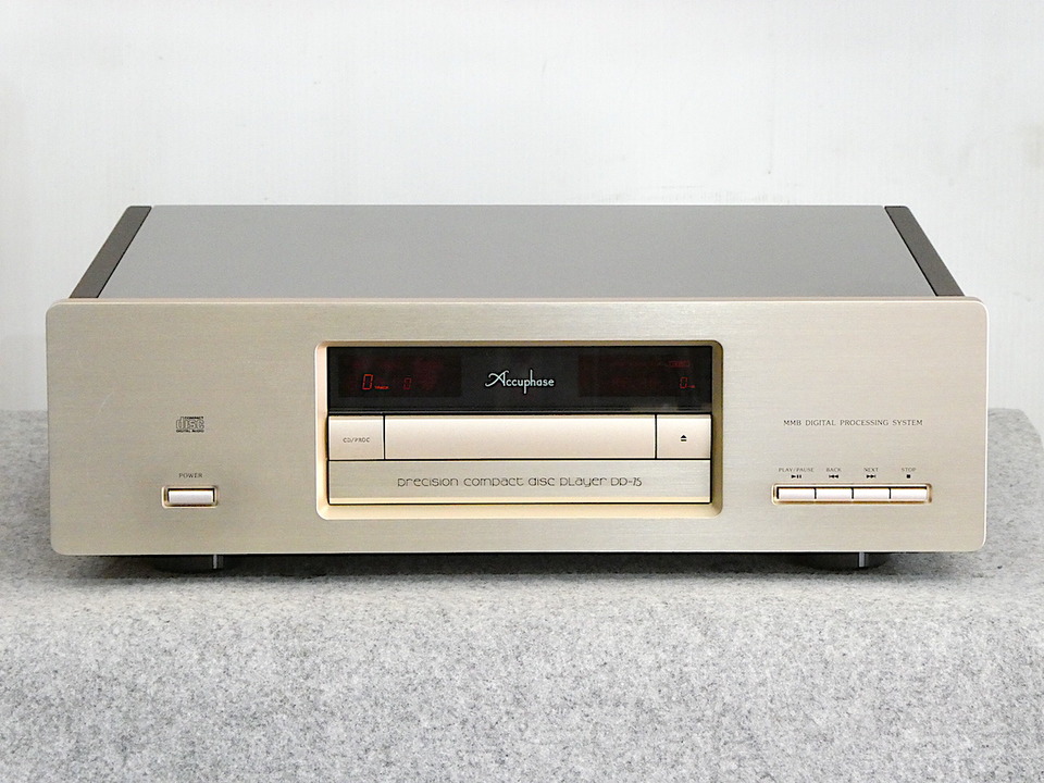 中古 Accuphase アキュフェーズ DP-75 CDプレーヤー オーディオ 音響機材 H3867666 Accuphase DP-75を改めて試す | MacBSの日常生活的日記