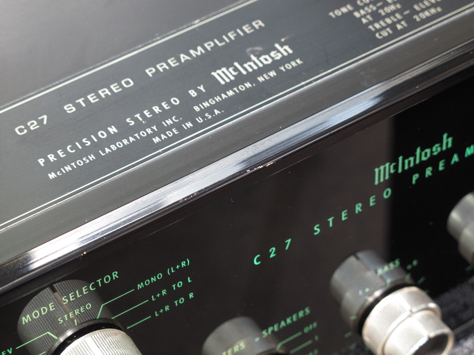 C27 McIntosh - 中古オーディオ 高価買取・販売 ハイファイ堂
