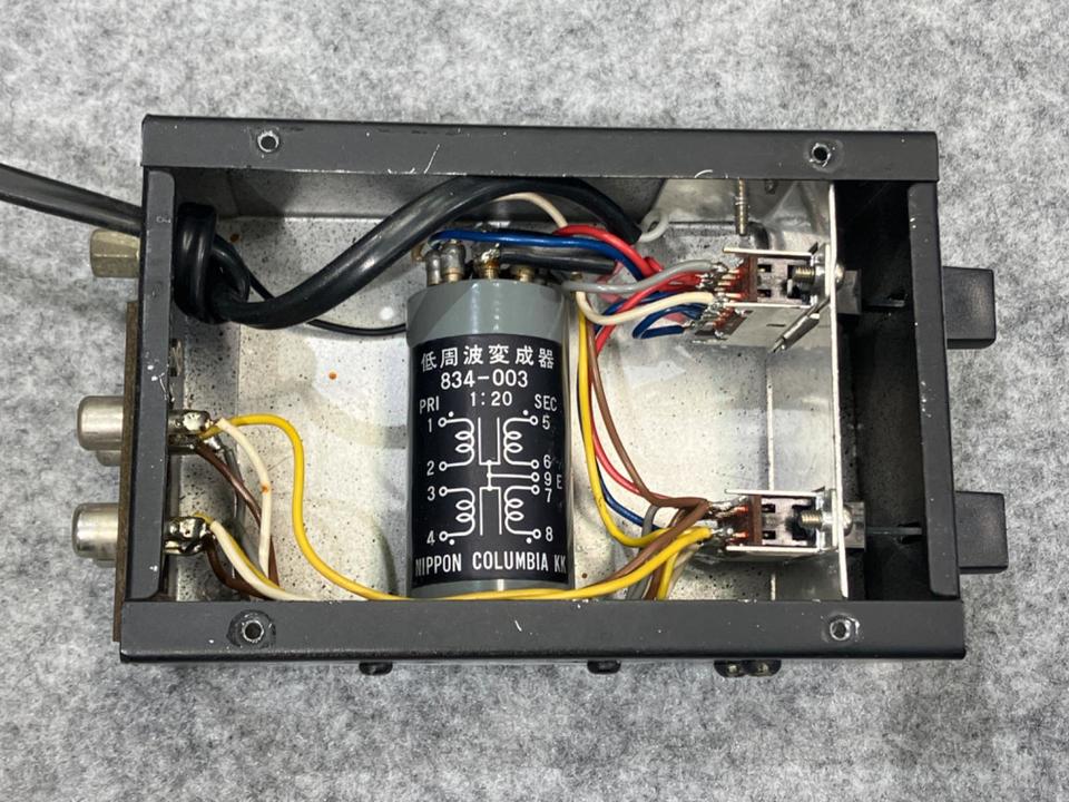 デノン (DL-103等用に) 昇圧トランス AU-300LC 動作品 良品 DENON DL-103 MC型カートリッジと昇圧トランス「AU-300LC」