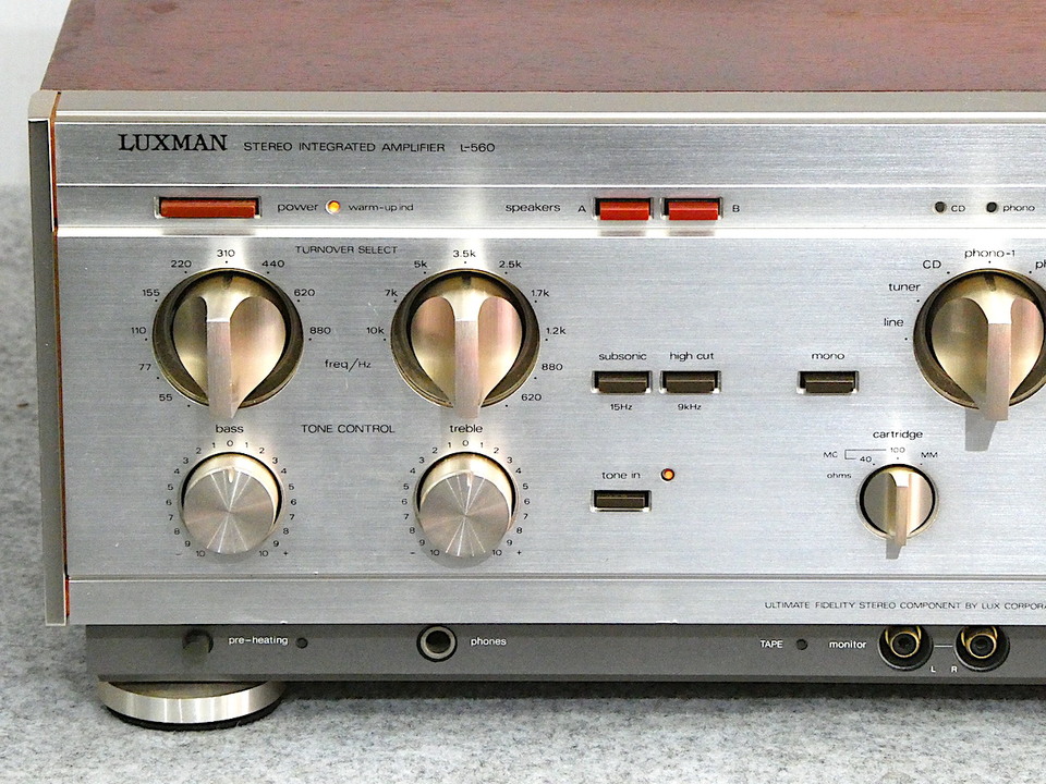 .A recycle 値下げ交渉可能！ 。 LUXMAN L-560 L-560 LUXMAN - 中古オーディオ 高価買取・販売 ハイファイ堂