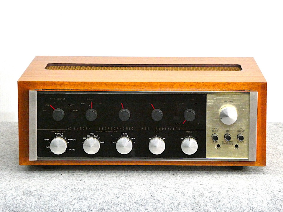 MCINTOSH C20 フェイス プレート ガラスパネル McIntosh マッキントッシュ C20 後期 Front Panel フロントパネル