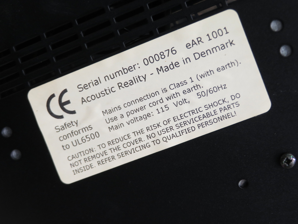 eAR1001 ACOUSTIC REALITY - 中古オーディオ 高価買取・販売 ハイファイ堂