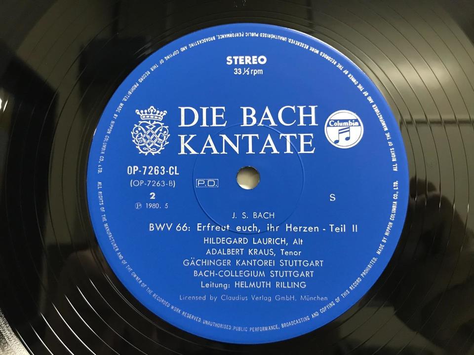 60枚！作曲年代順による バッハ教会カンタータ全集 / ヘルムート・リリング 60枚！作曲年代順による バッハ教会カンタータ全集 / ヘルムート