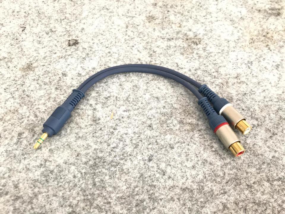 ステレオミニプラグ-RCAメス変換ケーブル/0.2m audio-technica - 中古
