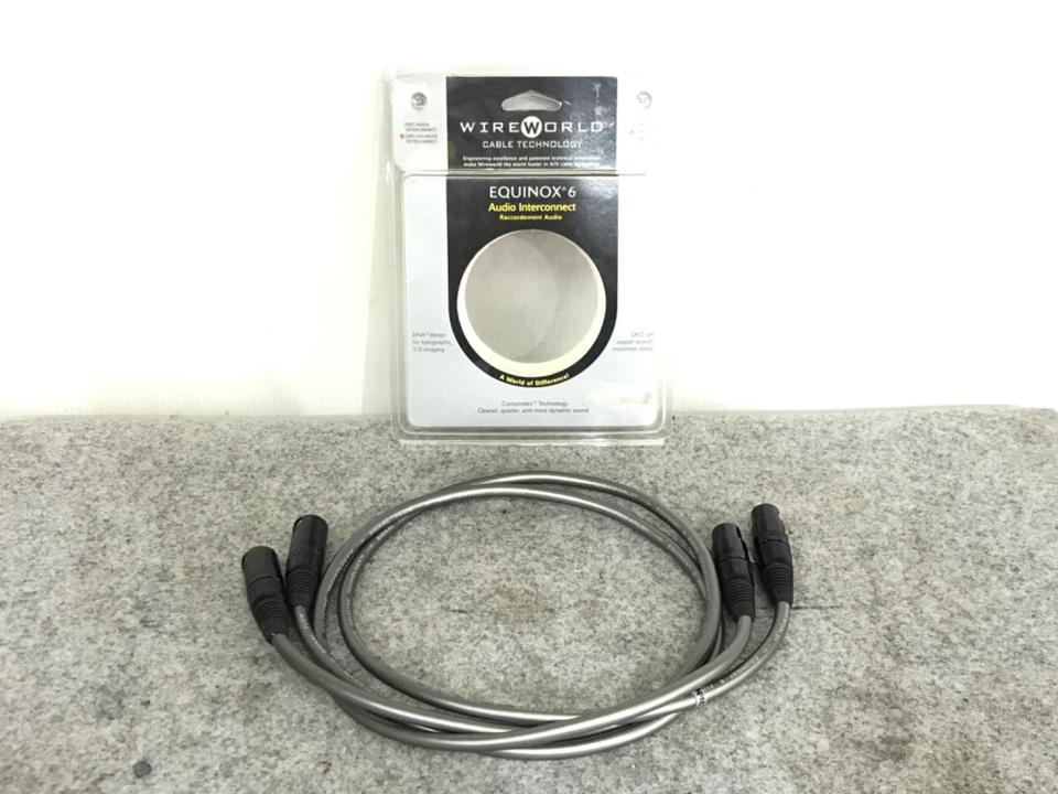 WIRE WORLD EQUINOX ワイヤ－ワ－ルド　エクイノックス/1ｍ Wireworld Equinox 8 XLR & RCA Audio Interconnect Cable Pair
