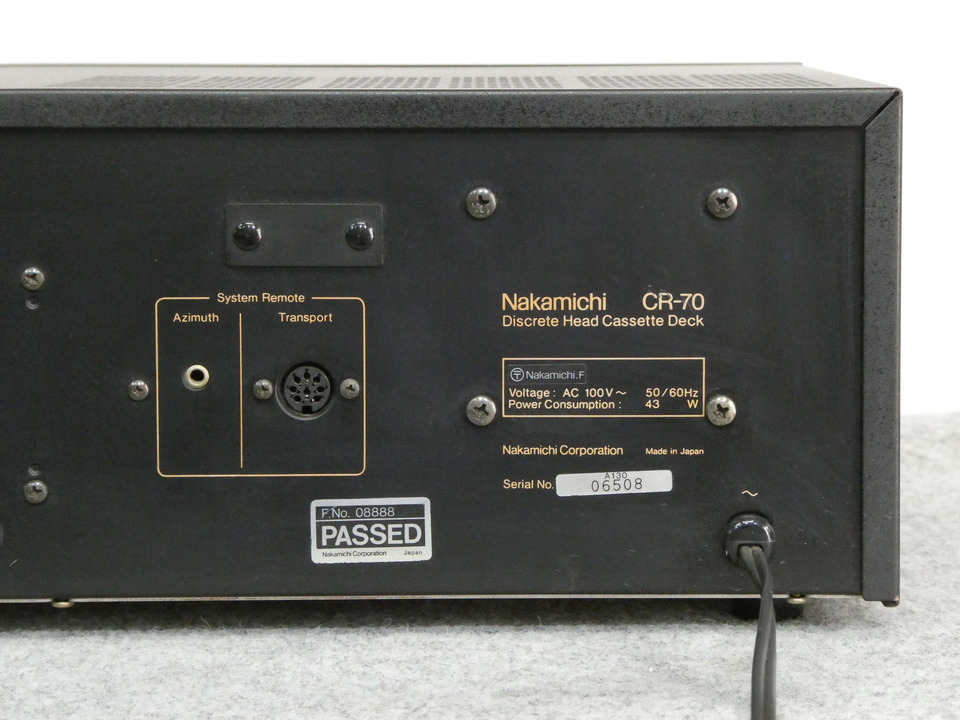 CR-70 Nakamichi - 中古オーディオ 高価買取・販売 ハイファイ堂