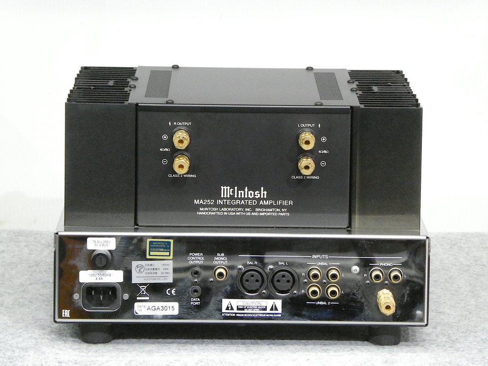 MA252 McIntosh - 中古オーディオ 高価買取・販売 ハイファイ堂