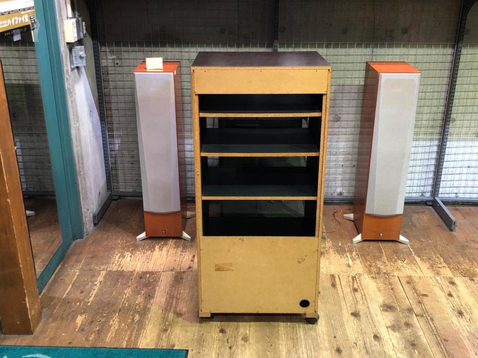 メーカー不明 木製タテ型5段 オーディオラック （中古） オーディオ