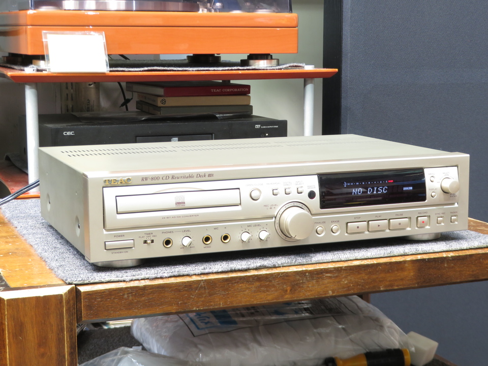 TEAC RW-800 CD再生・録音デッキ : TEAC RW-800 CD TEAC ティアック RW