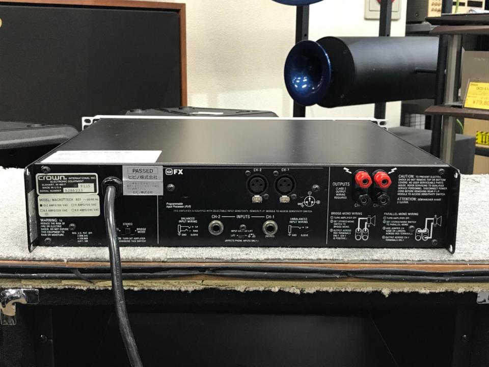 macro-TECH 601 AMCRON - HiFi-Do McIntosh/JBL/audio-technica