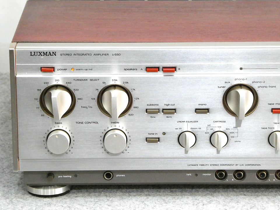 【中古】LUXMAN ラックスマン L-550 楽天市場】luxman l－550axの通販